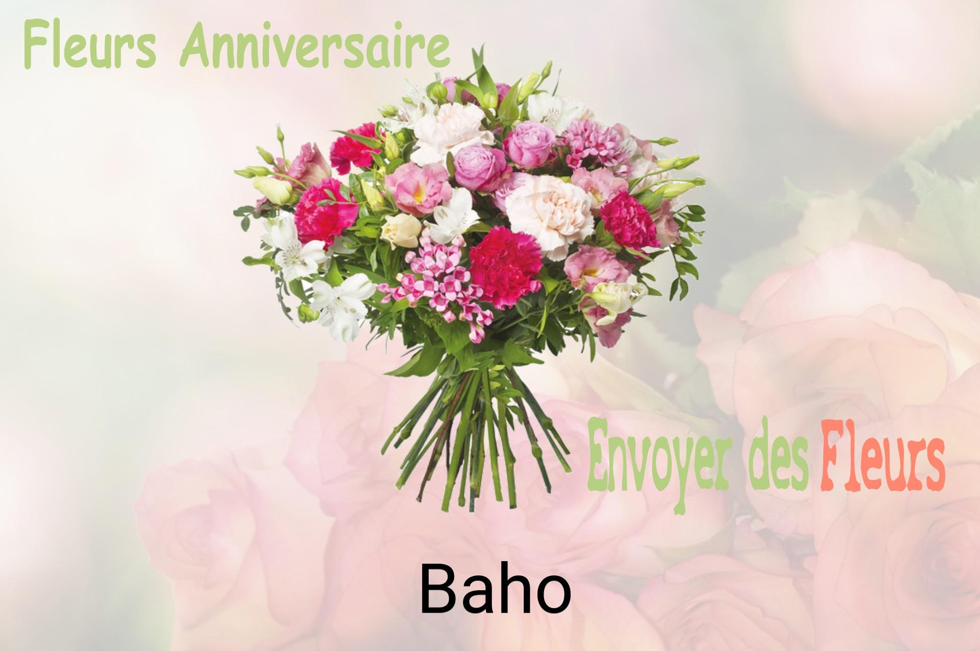 Bouquet de fleurs d’anniversaire livré à Baho